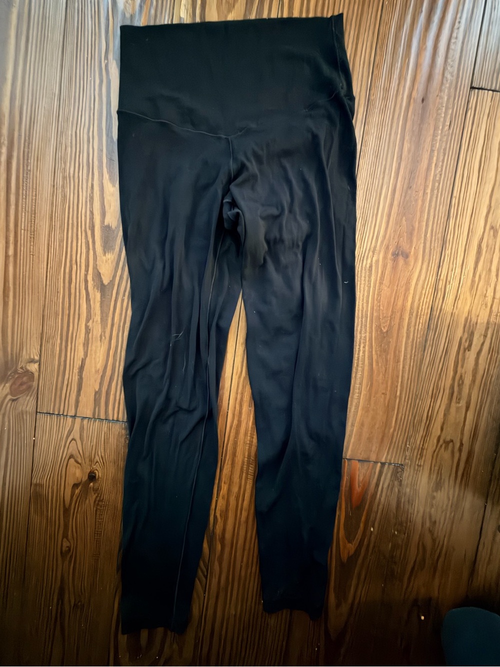 High-Rise Black Leggings for Everyday Wear offline by aerie real me 7/8